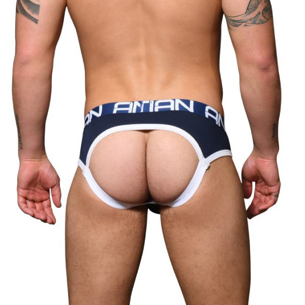 CoolFlex Modal Arch Jockstrap Navy - Andrew Christian - Suspensorio - Ropa interior erotica 