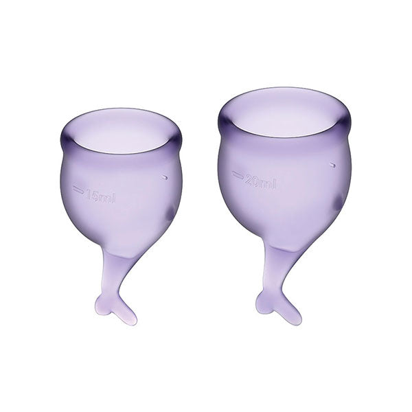 Copa Menstrual Siéntete Segura - Purpura - Satisfayer - Descubre un Mundo de Sensaciones, descubre un Universo de Placer - Envíos rápidos y discretos a todo Chile