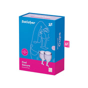Copa Menstrual Siéntete Segura - Purpura- Satisfayer - Descubre un Mundo de Sensaciones, descubre un Universo de Placer - Envíos rápidos y discretos a todo Chile