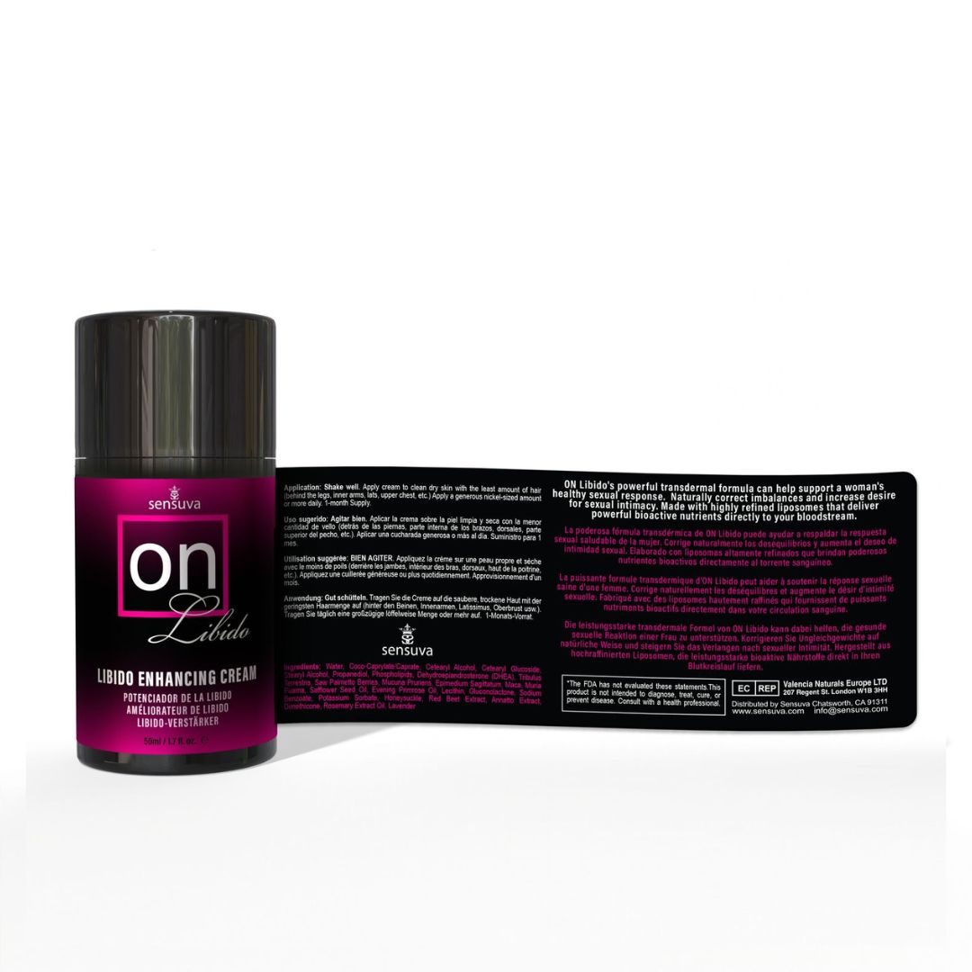 Crema Aumentadora de Libido Para Ellas - On Libido Cream - Sensuva - Potenciadores Sexuales - Sexshop 3