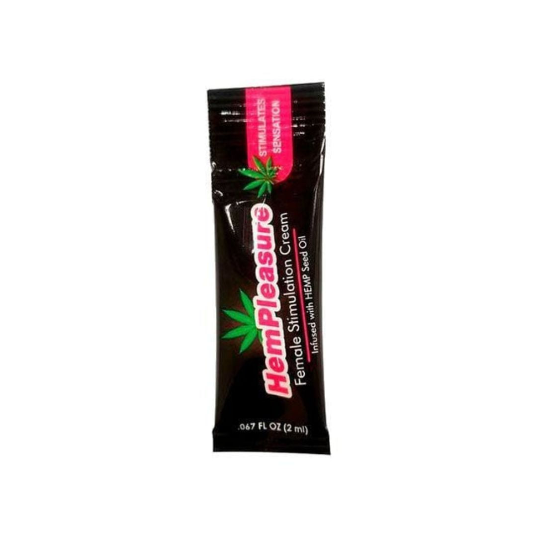 Crema Estimulante de Clítoris Hempleasure (Sachet) - Erección - BodyAction - Sexshop Dominame.cl