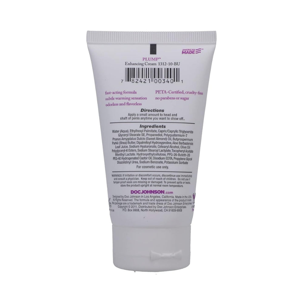 Crema Potenciadora Para Pene Gruesa y Grande - Plump 56 gr. - potenciador de ereccion - ereccion mas grande - mejora ereccion - sex shop - envios discretos