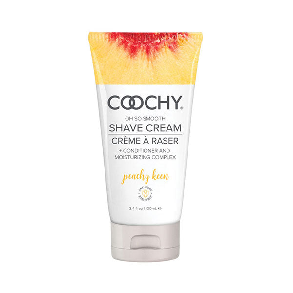 Crema de Afeitar Coochy - Melocotón Dulce 100 ML. - SwissNavy - Satisfayer- Trojan - Vibradores, estimuladores, consoladores, dildos, plugs, anillos realistas, penes, masturbadores, lubricantes, cosmetica. Gran variedad de juguetes sexuales - Envíos rápidos y discretos a todo Chile