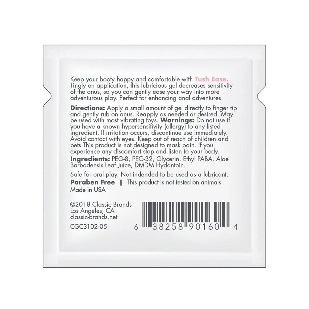 Crema desensibilizante anal tush ease 2ml. - adormesedor anal - relajante anal - estimulante anal - cosmetica erotica - sexshop Chile - envios discretos