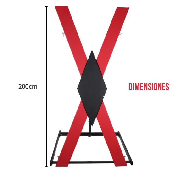 Cruz de Dominación - Dominación - Sumisión - Sexshop - Placer - BDSM - Fetiche - Fantasía - Erótico