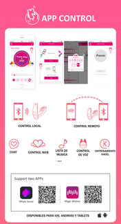 Magic Eidolon - Vibrador Dual - Con App Gratis - MagicMotion - Juguetes y productos para todos los bolsillos. Envíos rápidos y discretos a todo Chile