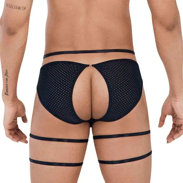 Dance Jockstrap Black - suspensorio masculino - jock - Ropa interior de hombre - ligas de hombre