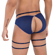 Dance Jockstrap Blue - suspensorio masculino - jock - Ropa interior de hombre - ligas de hombre