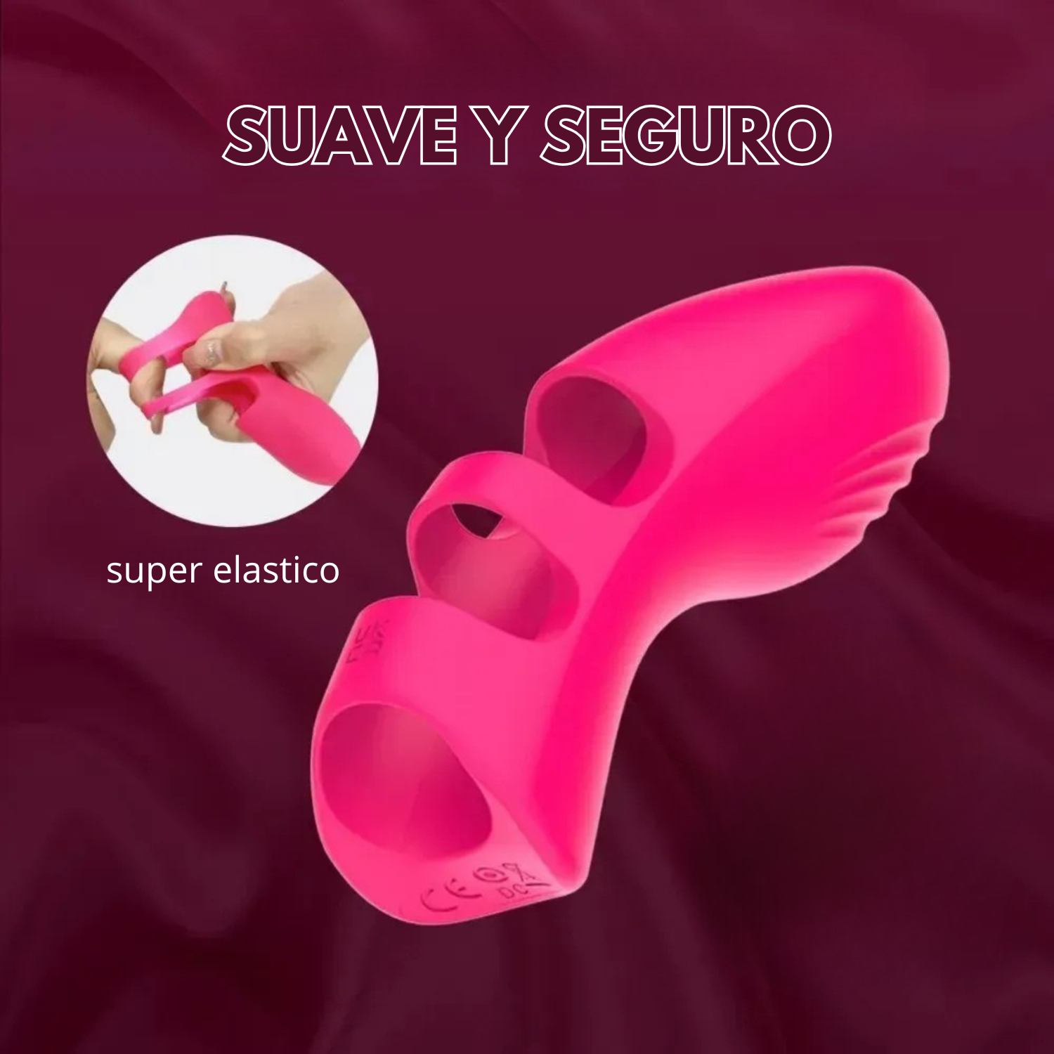 Dedo vibrador Titina - estimulante para punto g - juguete lesbico - vibrador femenino - vibrador para parejas - juegos previos - diversión sexual - juguetes intimos - sexshop dominame - tienda sexual - juguetes intimos - dominame 