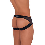 Demon Jockstrap Black - suspensorio masculino - lenceria deportiva hombre - ropa interior sexy hombre