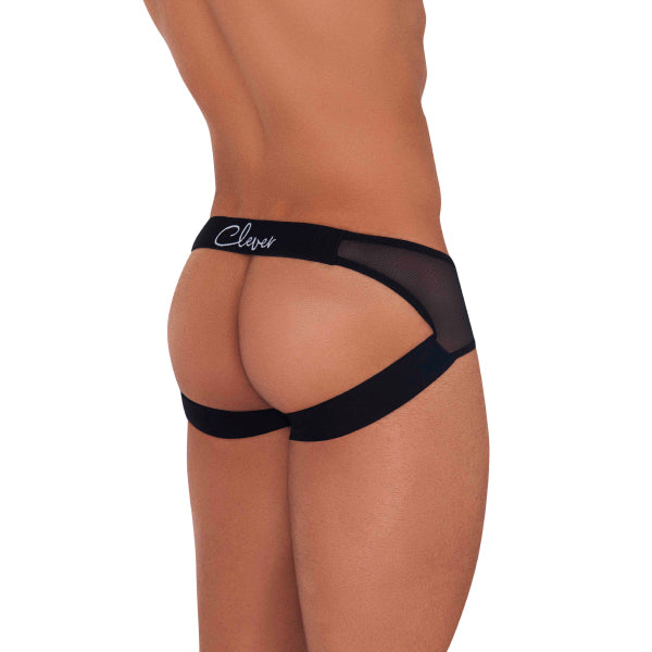 Demon Jockstrap Black - suspensorio masculino - lenceria deportiva hombre - ropa interior sexy hombre