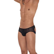Demon Jockstrap Black - suspensorio masculino - lenceria deportiva hombre - ropa interior sexy hombre
