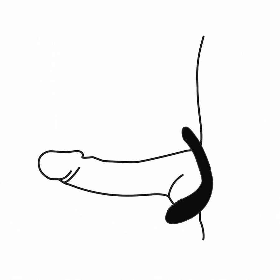 Diamo de Lovense Anillo vibrador para el pene y perineo  controlado por aplicación - Juguetes para Adulto