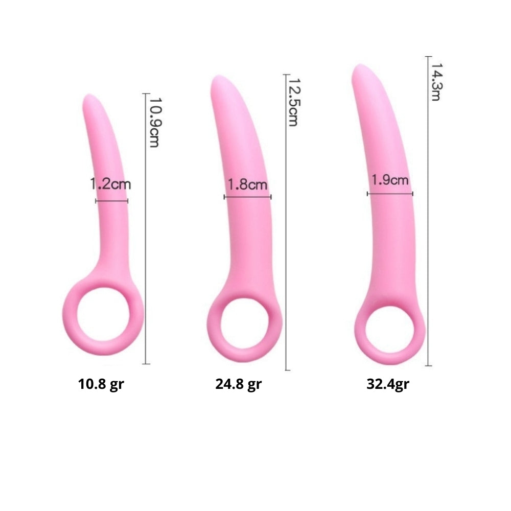 Dilatadores vaginal harmony - dominame - elasticidad vaginal - tratamiento para vaginismo - kit de dilatadores vaginales - dilatadores vaginales en Chile -  sex shop dominame.cl