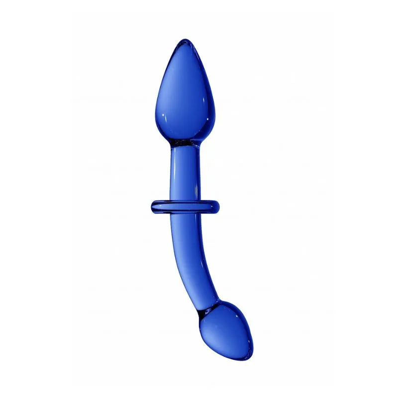 Dildo-plug Chrystalino Azul de Ouch! - Estimulador prostata - punto p - Sexshop Dominame.cl - CHR018BLU