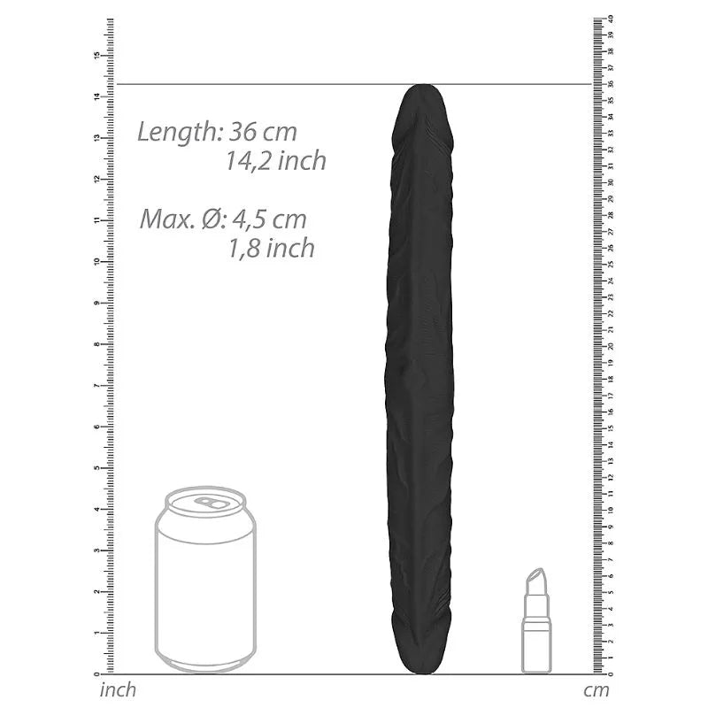 Dildo Doble Dong 14 de Ouch - consolador doble - Sexshop Dominame.cl