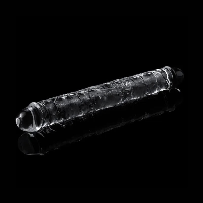 Dildo Doble - Transparente - Lovetoy - consolador realista - doble - LV310018 -Sexshop - dominame