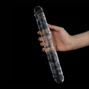 Dildo Doble - Transparente - Lovetoy - consolador realista - doble - LV310018 -Sexshop - dominame
