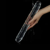 Dildo Doble - Transparente - Lovetoy - consolador realista - doble - LV310018 -Sexshop - dominame