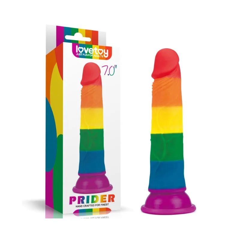 Dildo Pride - Lovetoy - Consolador pride - LV410025 - Sexshop -  dominame