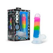 Dildo - Glow in the Dark - neo elite - blush - Rainbow - consolador - dildo realista - sexshop - dominame - BL 82409