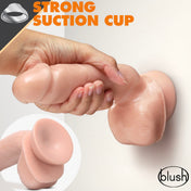 Dildo Autolubricacion Dr. Skin Glide 8.5 Vanilla - dildo realista - dildo con ventosa - con lubricante - pene de juguete - tienda sexual - consolador
