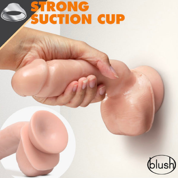 Dildo Autolubricacion Dr. Skin Glide 8.5 Vanilla - dildo realista - dildo con ventosa - con lubricante - pene de juguete - tienda sexual - consolador