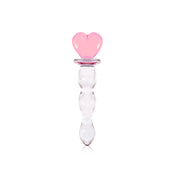 Dildo Crystal Rosa - dildo de vidrio - dildo de cristal - juguetes sexuales - juguetes eroticos - sex shop Chile