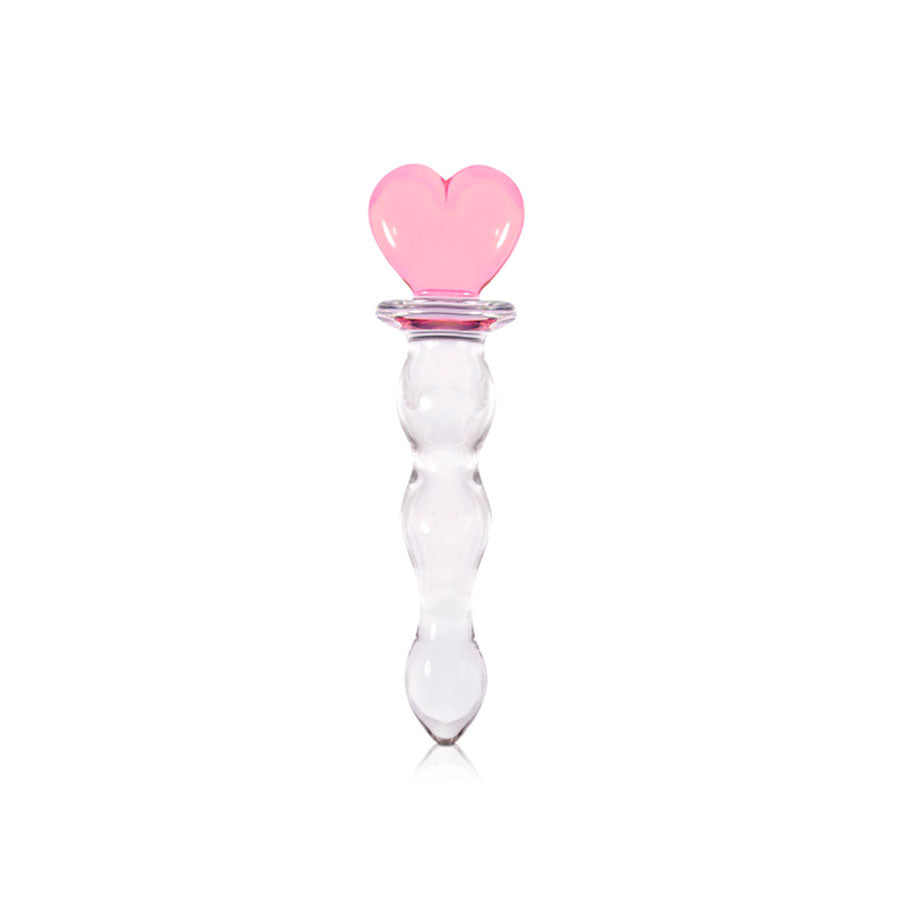 Dildo Crystal Rosa - dildo de vidrio - dildo de cristal - juguetes sexuales - juguetes eroticos - sex shop Chile