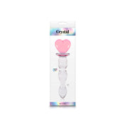 Dildo Crystal Rosa - dildo de vidrio - dildo de cristal - juguetes sexuales - juguetes eroticos - sex shop Chile