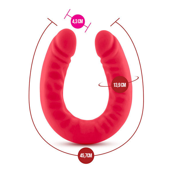 Dildo Doble De Silicona - Ruse - Jugutes doble - dildo realista - juguetes sexuales - tienda erotica - sex shop santiago - empaques discretos