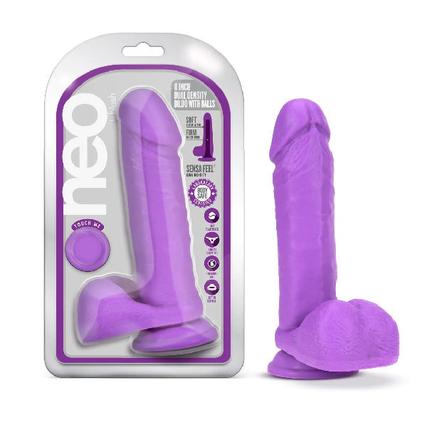 Dildo Neo Purple 8 - dildo consolador - dildo realista - pene de juguete - juguete erotico - juguetes para adultos - tienda erotica - sexshop online
