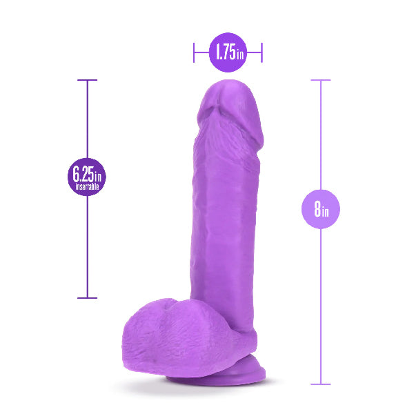 Dildo Neo Purple 8 - dildo consolador - dildo realista - pene de juguete - juguete erotico - juguetes para adultos - tienda erotica - sexshop online