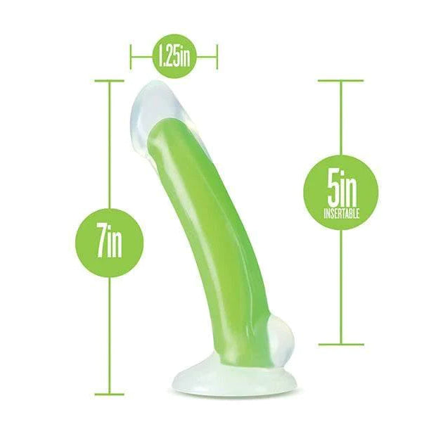 Dildo Omnia - Neo Glow in the Dark - dildo brillante - dido no falico - consolador no falico - juguete sexual - juguetes para adulto - tienda erotica