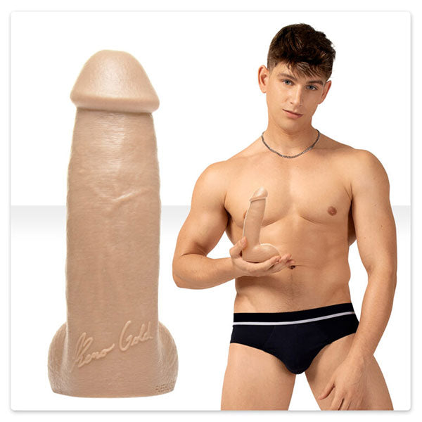 Dildo Reno Gold - dildo realista - dildo con ventosa - dildo de actor porno - dildo de estrella porno - juguetes seuales - sex shop Chile - sexshop santiago