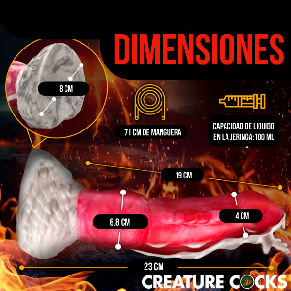 Dildo Resurrector Phoenix - dildos con texturas únicas - sexshop