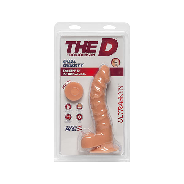 Dildo The D - Ragin' D - dildo realista - maxima discrecion - dildo con ventosa - sex shop 