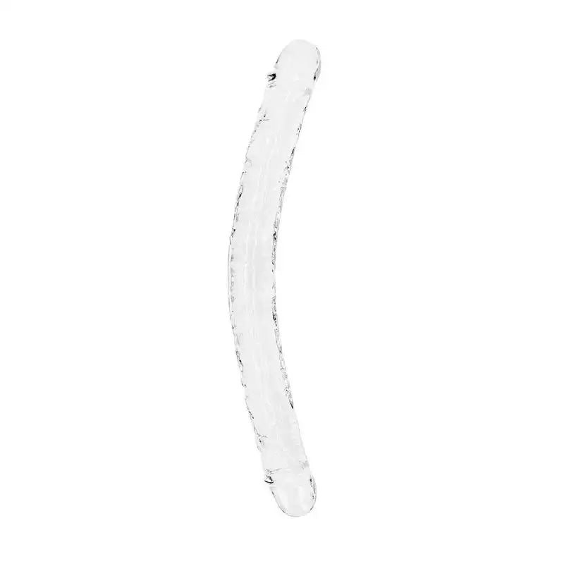 Dildo doble transparente 18 REALROCK de Ouch - Consolador doble - Sexshop Dominame.cl - REA160TRA