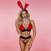 Disfraz De Conejita Rojo - JSY - disfraz erotico - cosplay - vestuario de fantasia sexual