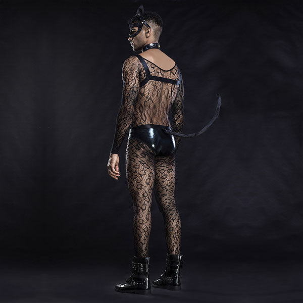 Disfraz Leopardo Hombre - JSY - traje fantasia erotica - ropa tematica adulto - lenceria masculina - cosplay