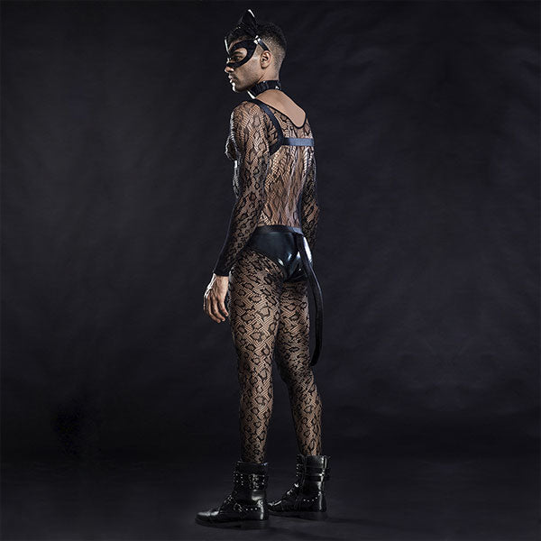 Disfraz Leopardo Hombre - JSY - traje fantasia erotica - ropa tematica adulto - lenceria masculina - cosplay
