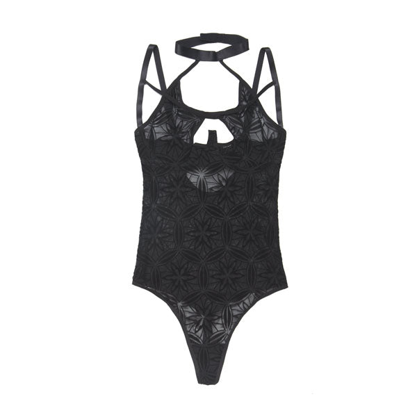 Diva Teddy Black - lenceria sensual para mujer - ropa interior de encaje