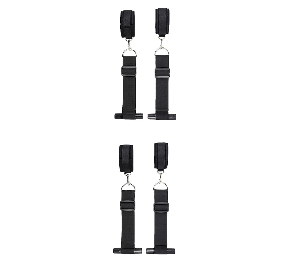 kit de sumision - muñequeras - tobillerras - amarras de puerta - enganche a la puerta - posicion de sumicion - entrega total - sexo bdsm - bdsm - dominacion - ouch - dominame - sexshop dominame 