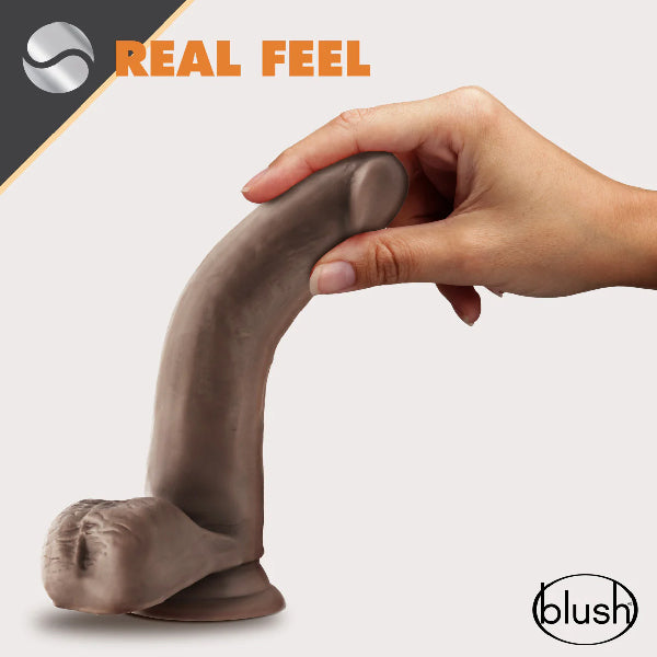 Dildo Autolubricacion Dr. Skin Glide 7 Chocolate