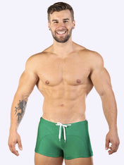 Drenched Trunk Swim Tidepool - Green - JJ Malibu - bañador para hombre - ropa de baño masculino - boxer de baño