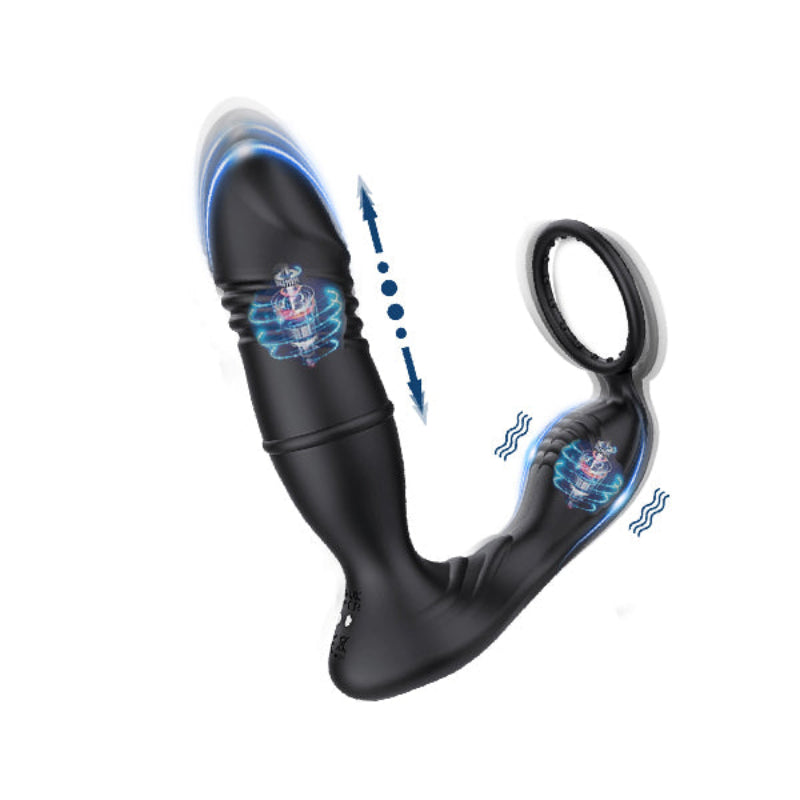Duosensation prostatico - masajeador prostaticos - juguetes anales - juguetes secuales - anillo para pene - juguete vibrador - vibrador prostatico - sexshop 