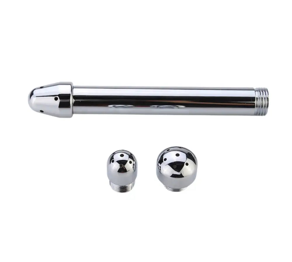 Enema Conector de Ducha Silverhole Plus - higiene sexual - lavado anal - higiene anal - enema anal - enema para lavado - sexshop chile - dominame