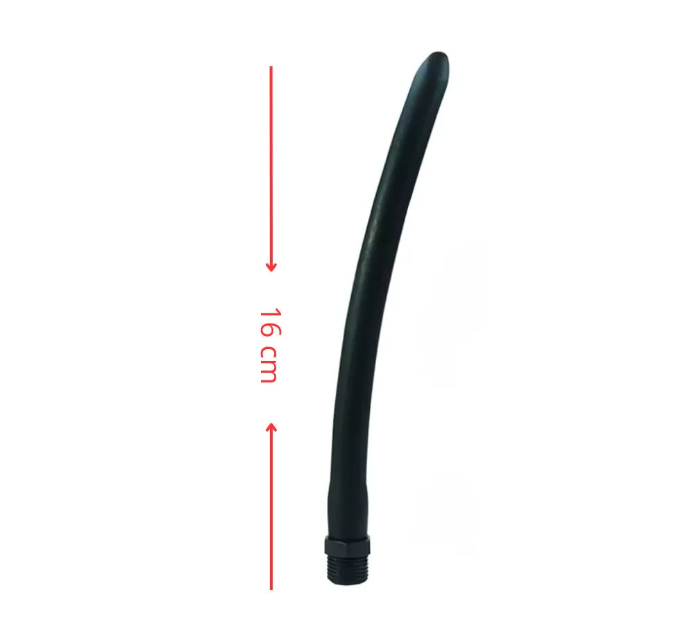 Enema Ducha Telefono Flexible Blackhole - higiene sexual - lavado anal - higiene anal - enema anal - enema para lavado - sexshop chile - dominame