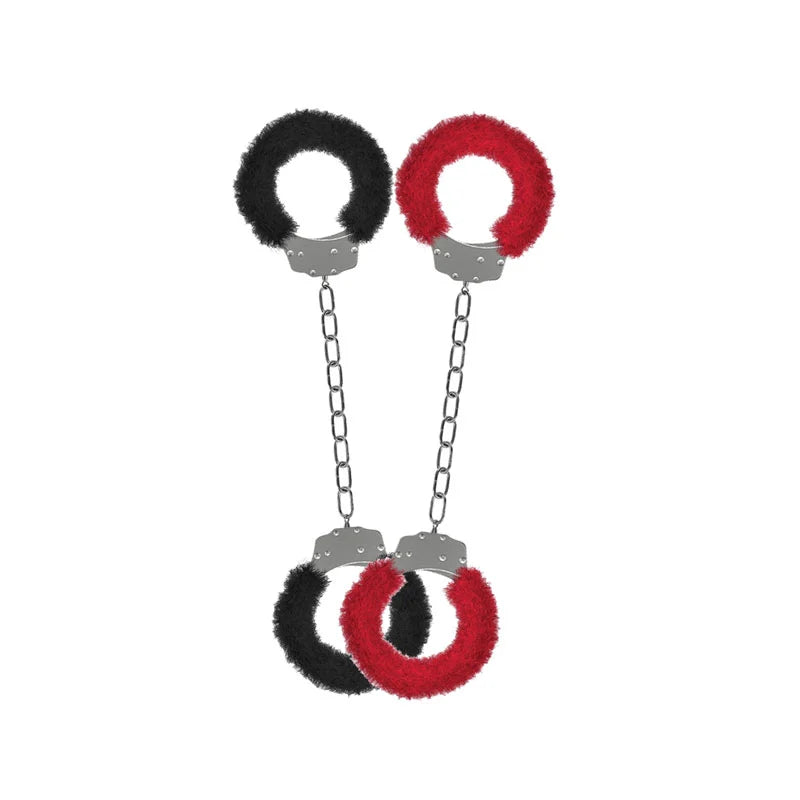 Esposas de placer furry - BDSM -Productos para Bondage - Sexy shop dominame.cl - OU007BLK