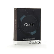 Esposas de placer para piernas negra de Ouch! - kynk - Bondage - Sexshop Dominame.cl